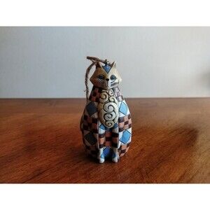 Jim Shore Cat Abigail 2006 4006318 Ornament Figurine Patchwork Kitty 3.5"